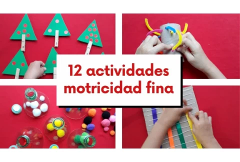 12 Actividades de MOTRICIDAD FINA