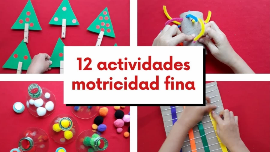 Imagen portada 12 Actividades de MOTRICIDAD FINA