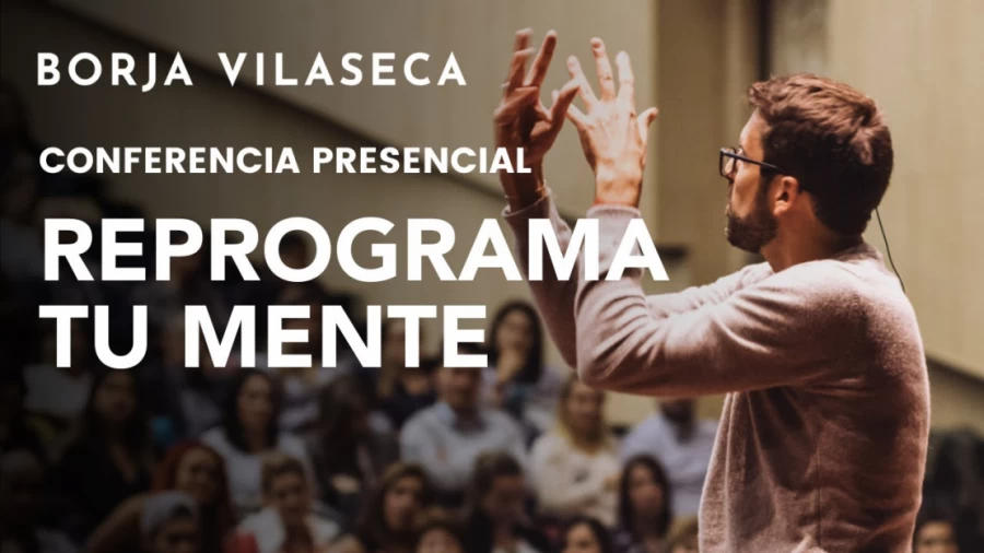 Imagen portada Afirmaciones positivas para transformar el subconsciente | Conferencia presencial | Borja Vilaseca