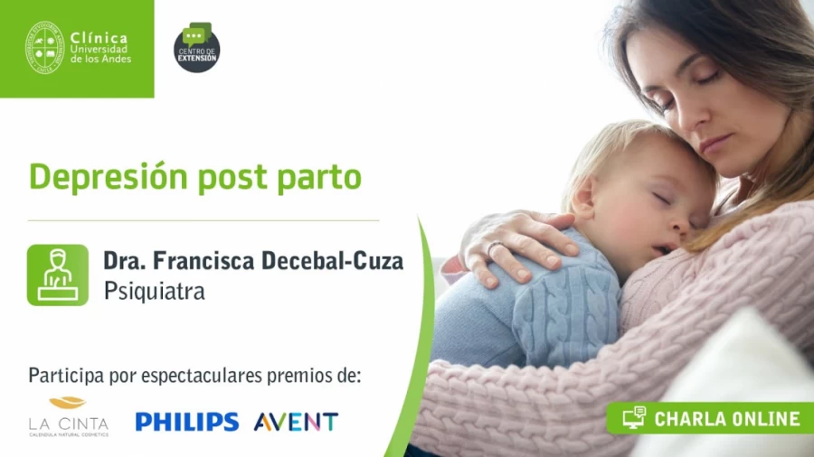 Imagen portada Charla Online - Depresión post parto