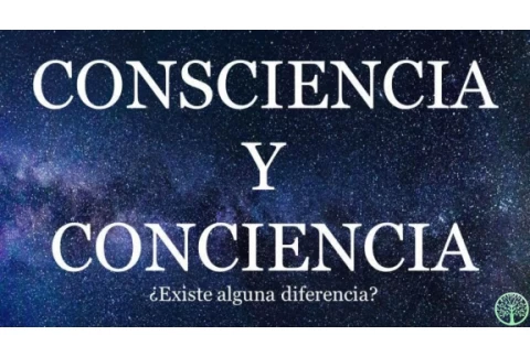 CONSCIENCIA Y CONCIENCIA l ¿Existe alguna diferencia?