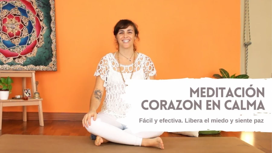 Imagen portada MEDITACION GUIADA PARA EL CORAZON EN CALMA. Mejora la comunicación, libera el estrés y el miedo.