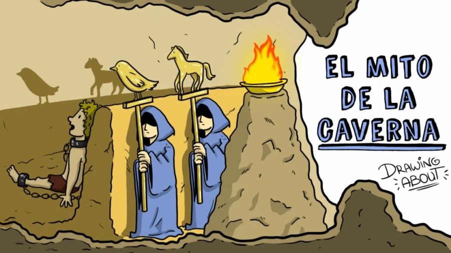 Imagen portada EL MITO DE LA CAVERNA | Draw My Life