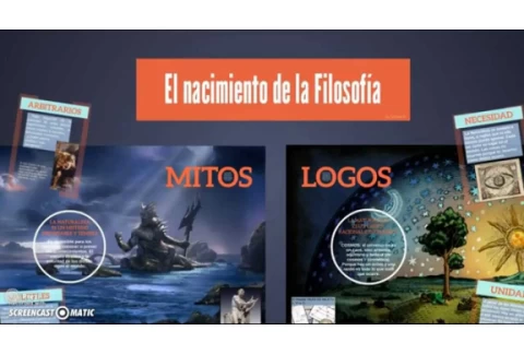 Origen de la Filosofía: del mito al logos.