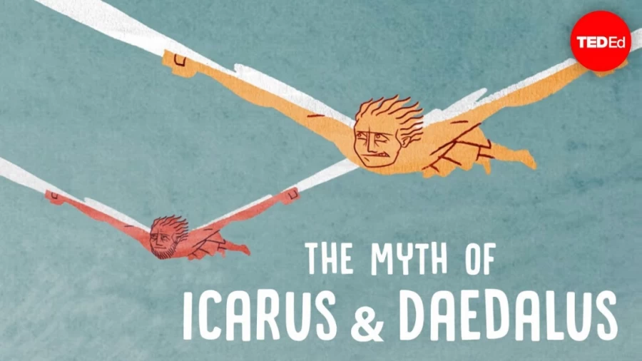 Imagen portada The myth of Icarus and Daedalus - Amy Adkins