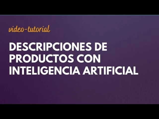 Imagen portada Crear descripciones de productos con inteligencia artificial para Amazon o tiendas online - dupla.ai