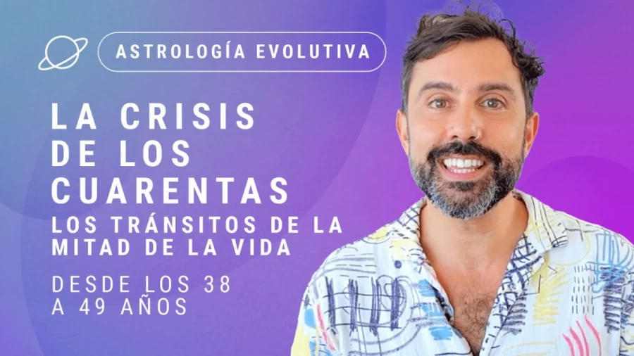 Imagen portada ⚠️ LA CRISIS DE LA MITAD DE LA VIDA ⚠️ - Desde los 38 a los 49 años - Astrología Evolutiva.