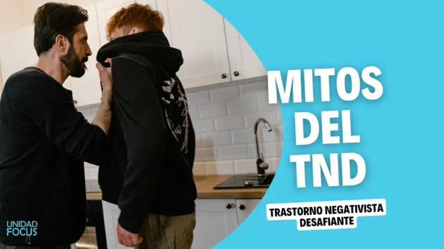 Imagen portada MITOS sobre el TND (Trastorno Negativista Desafiante)