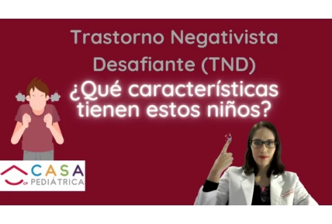 Neurologo Pediatra/ TRASTORNO NEGATIVISTA DESAFIANTE (TND) ¿QUE CARACTERISTICAS TIENEN ESTOS NIÑ@S?