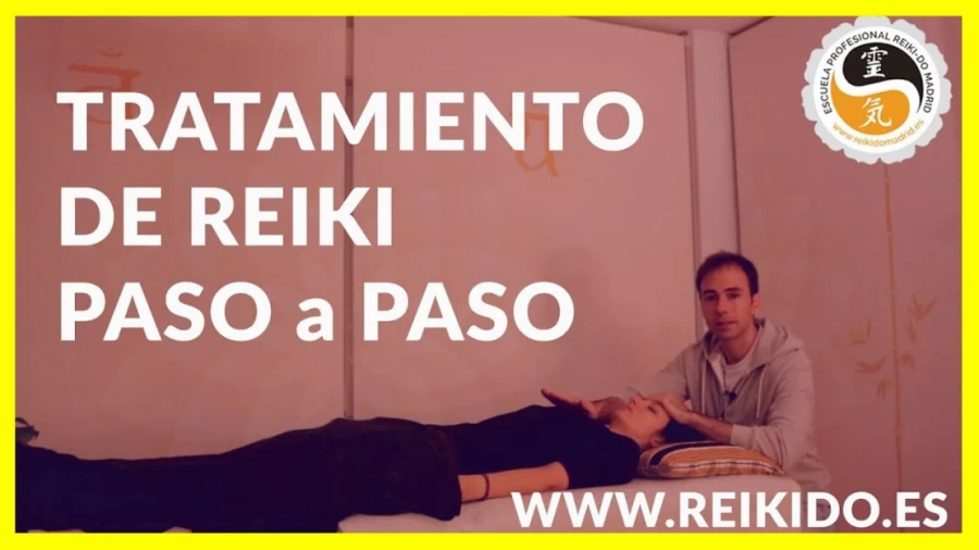 Imagen portada Tratamiento de Reiki paso a paso. Cursos y sesiones de Reiki en Madrid.