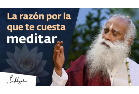 La razón por la que te cuesta meditar | Sadhguru