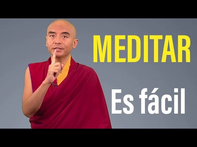 Imagen portada "MEDITAR ES FACIL" monje explica COMO MEDITAR