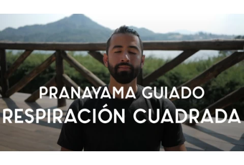 Pranayama guiado - Respiración cuadrada | 10 min | Yoga con Baruc