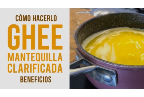 GHEE 🍯[Mantequilla Clarificada] Cómo hacerlo y sus beneficios - Cocina Ayurveda [RECETA AYURVÉDICA]