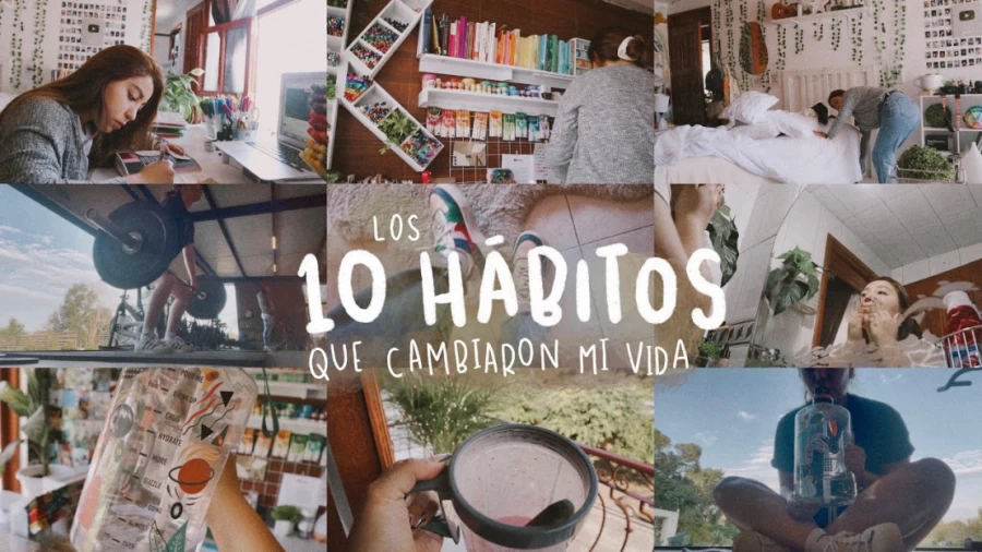 Imagen portada 10 HÁBITOS QUE MEJORARON MI VIDA - organización, productividad y amor propio 🌿