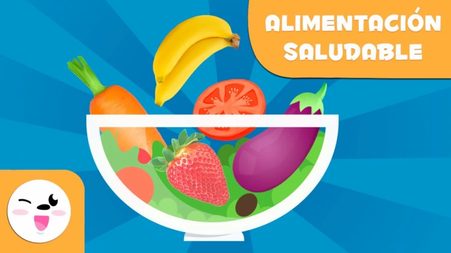 Imagen portada Alimentación saludable para niños - Hidratos de carbono, grasas, proteínas, vitaminas...