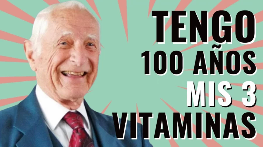 Imagen portada TOMO Estas 3 Vitaminas Principales para DERROTAR EL ENVEJECIMIENTO | Dr John Scharffenber (100 años)