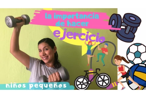 La importancia de hacer ejercicio. niños pequeños