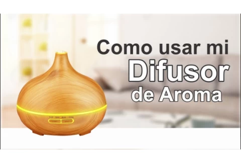 Como usar un difusor de Aroma de aceites esenciales
