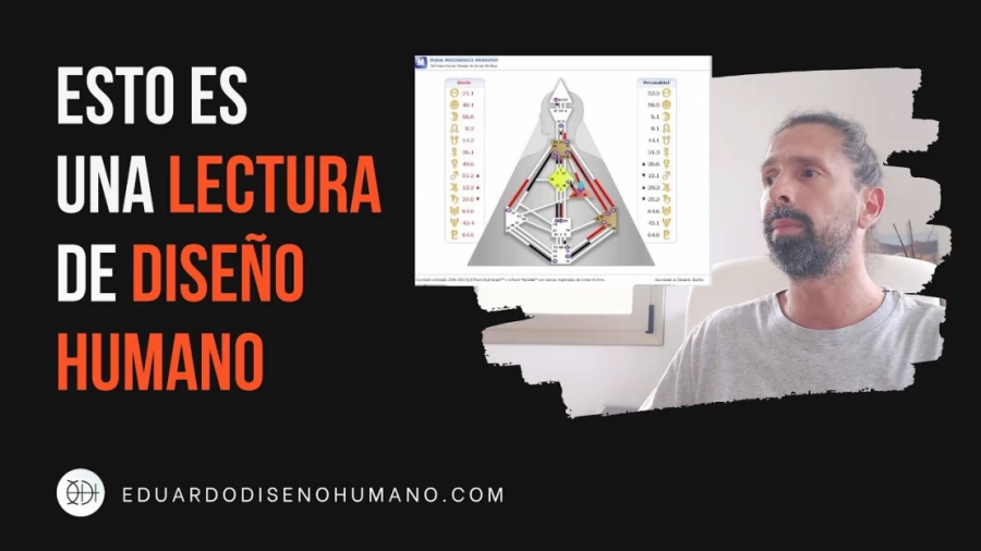 Imagen portada 🟠 ¿Qué es una Lectura de Diseño Humano? 🧐 Te lo muestro con un Ejemplo 🧬 Diseño Humano