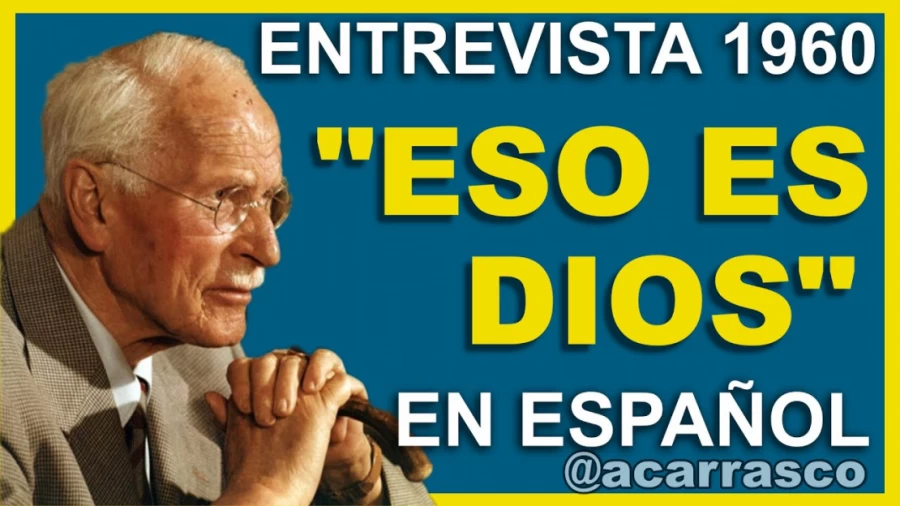Imagen portada C. G. Jung habla de Dios. Entrevista 1960.  Audio en Español.